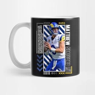 Matthew Stafford Paper Poster Version 10 Mug